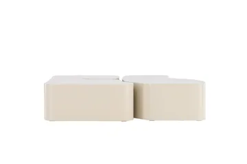 Nordland 92x74 cm Rektangulært Sofabord i Træ - Beige - Møbler - Borde - Sofabord