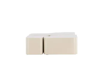 Nordland Sofabord 92x74 cm - Beige - Møbler - Borde - Sofabord
