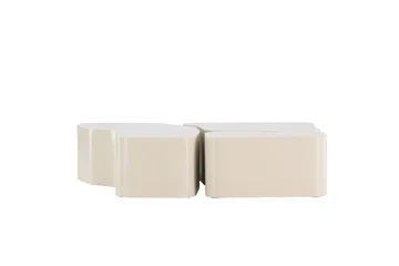 Nordland Sofabord 92x74 cm - Beige - Møbler - Borde - Sofabord