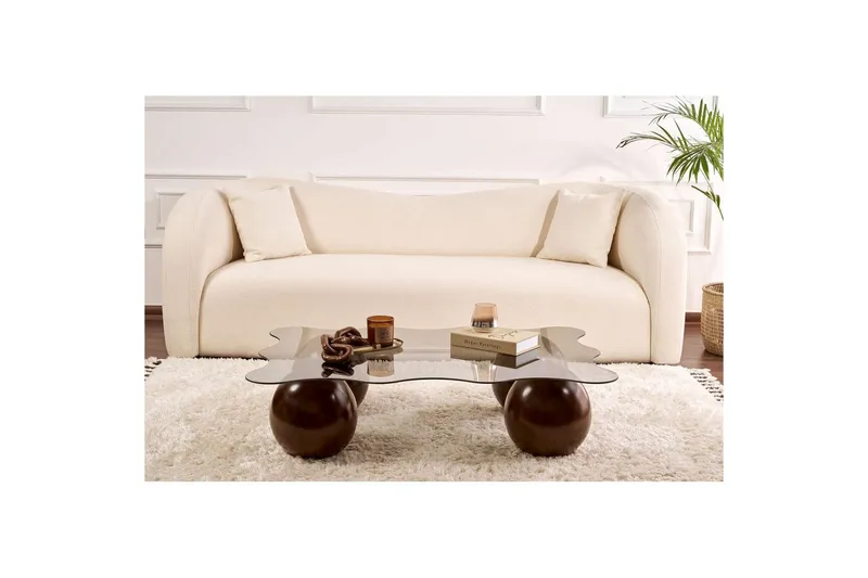 Sofabord Nordure Elinville sofabord 120 cm Brun - Møbler - Borde - Sofabord