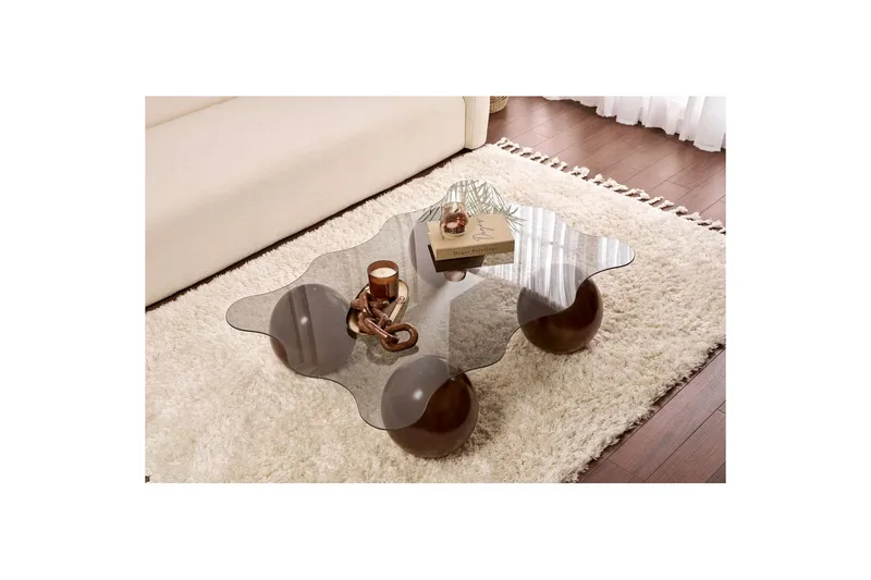 Sofabord Nordure Elinville sofabord 120 cm Brun - Møbler - Borde - Sofabord