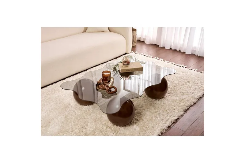 Sofabord Nordure Elinville sofabord 120 cm Brun - Møbler - Borde - Sofabord