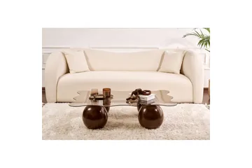 Sofabord Nordure Elinville sofabord 120 cm Mørkebrun - Møbler - Borde - Sofabord