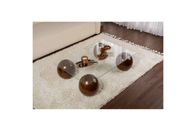 Sofabord Nordure Koushik sofabord 110 cm Sand,Flerfarvet - Møbler - Borde - Sofabord