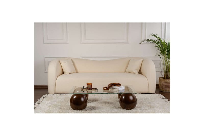 Sofabord Nordure Koushik sofabord 110 cm Sand,Flerfarvet - Møbler - Borde - Sofabord