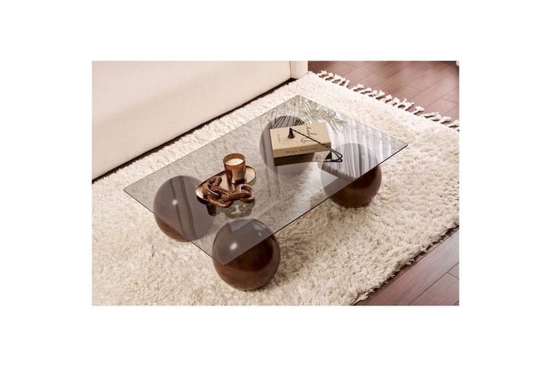 Sofabord Nordure Koushik sofabord 110 cm Sand,Lysegrå - Møbler - Borde - Sofabord