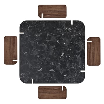 Sofabord Nordure Marais (90 x 35 x 90 cm) Lotus valnød - Møbler - Borde - Sofabord