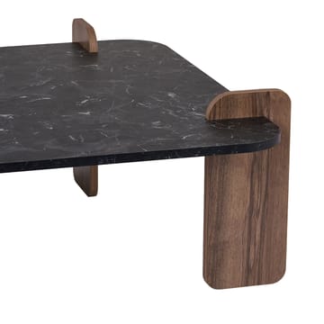 Sofabord Nordure Marais (90 x 35 x 90 cm) Lotus valnød - Møbler - Borde - Sofabord