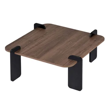 Sofabord Nordure Marais (90 x 35 x 90 cm) Valnøddetræ sort - Møbler - Borde - Sofabord