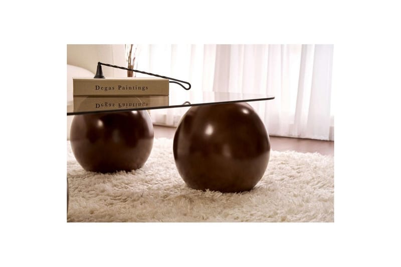 Sofabord Nordure Maroulburg sofabord 118 cm Grå,Brun - Møbler - Borde - Sofabord
