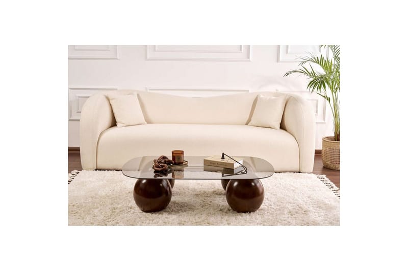 Sofabord Nordure Maroulburg sofabord 118 cm Grå,Brun - Møbler - Borde - Sofabord