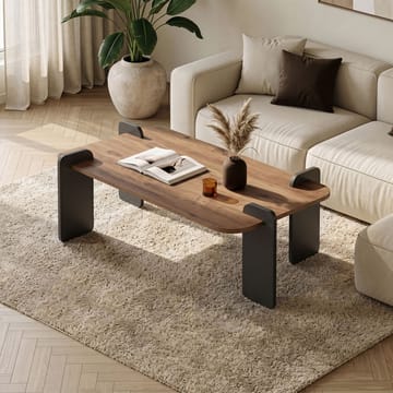 Sofabord Nordure Renard (120 x 35 x 60 cm) Atlantisk fyr antracit - Atlantisk fyr og antracit - Møbler - Borde - Sofabord