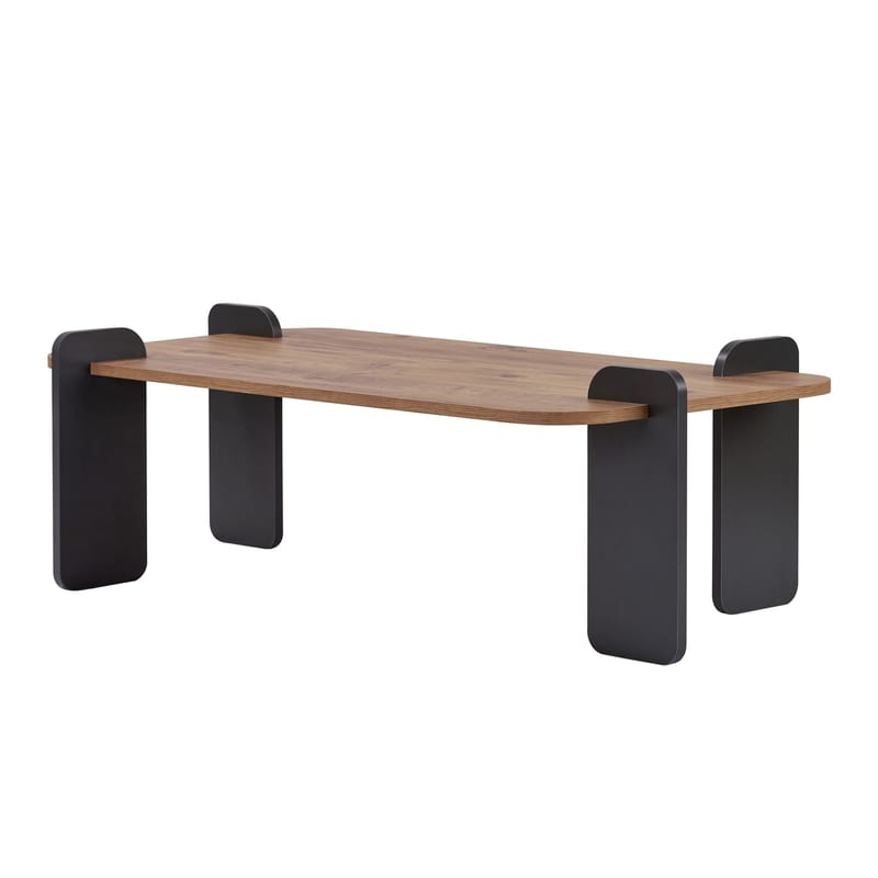 Sofabord Nordure Renard (120 x 35 x 60 cm) Atlantisk fyr antracit - Atlantisk fyr og antracit - Møbler - Borde - Sofabord