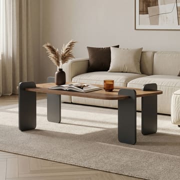 Sofabord Nordure Renard (120 x 35 x 60 cm) Atlantisk fyr antracit - Atlantisk fyr og antracit - Møbler - Borde - Sofabord