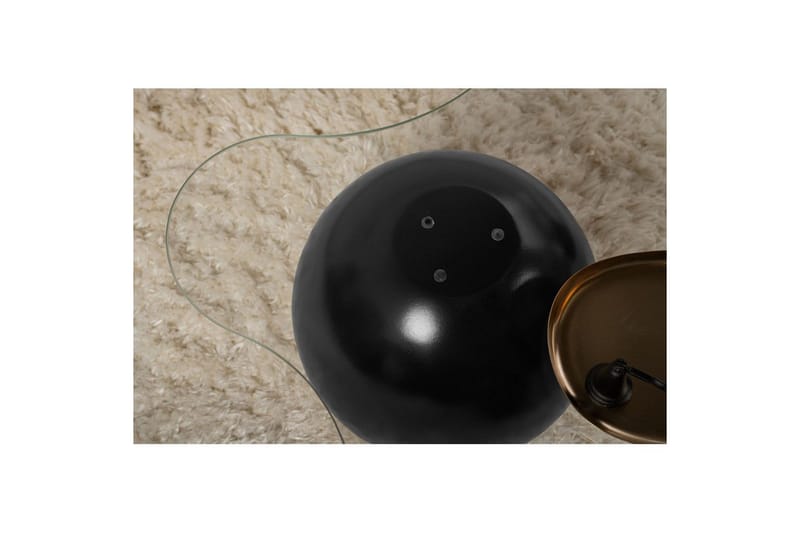 Sofabord Nordure Sofabord Elinville sort / transparent Sort,hvid - Møbler - Borde - Sofabord