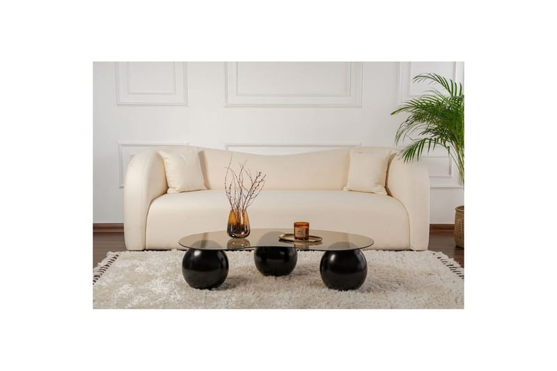 Sofabord Nordure Sofabord Jaromere Sort, Bronze - Møbler - Borde - Sofabord