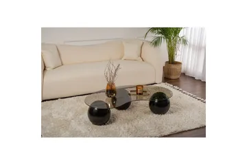 Sofabord Nordure Sofabord Jaromere Sort, Bronze - Møbler - Borde - Sofabord