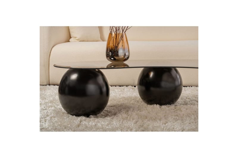 Sofabord Nordure Sofabord Jaromere Sort, Bronze - Møbler - Borde - Sofabord