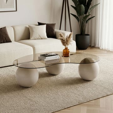 Sofabord Nordure Sphere (120 x 30 x 70 cm) Cashmere bronze - Møbler - Borde - Sofabord