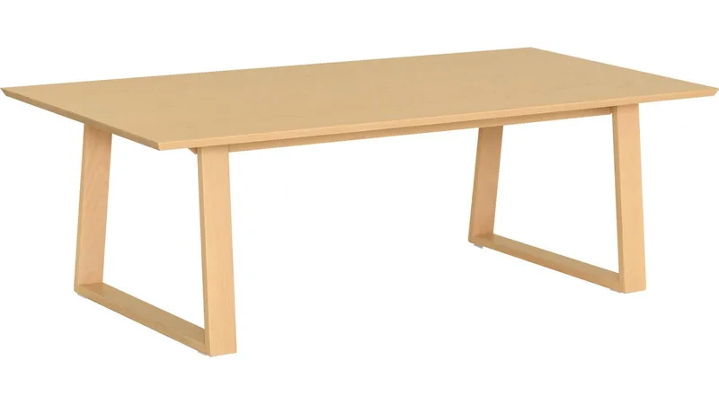 Sofabord Norvik 140 cm, Hvidpigmenteret
