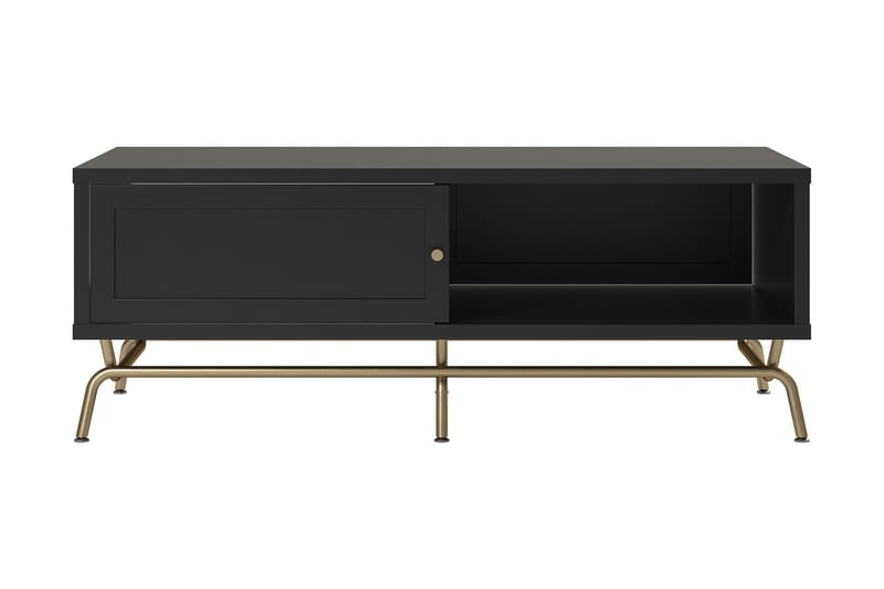 Nova Sofabord 122 cm med Opbevaring Sort - CosmoLiving - Sofabord med opbevaring - Sofabord