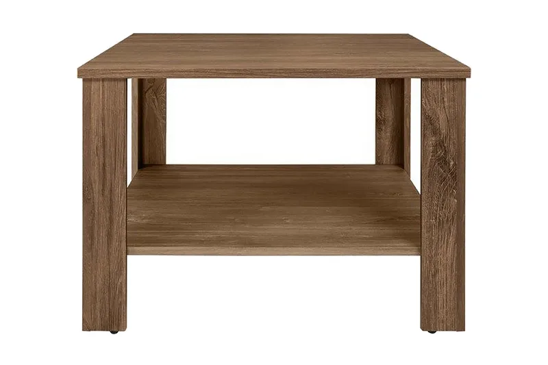 Odettie Sofabord 68 cm med Opbevaring Hylde Eg, Egefarvet