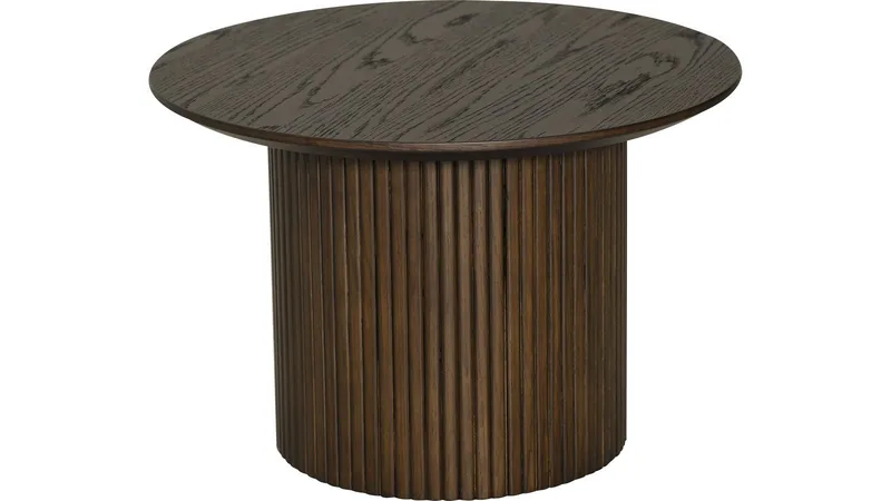 Sofabord Odmark 60 cm, Brunlakeret eg