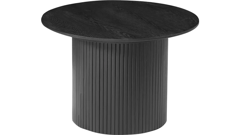 Sofabord Odmark Sortlakeret Ask 60 cm, Sortlakeret ask