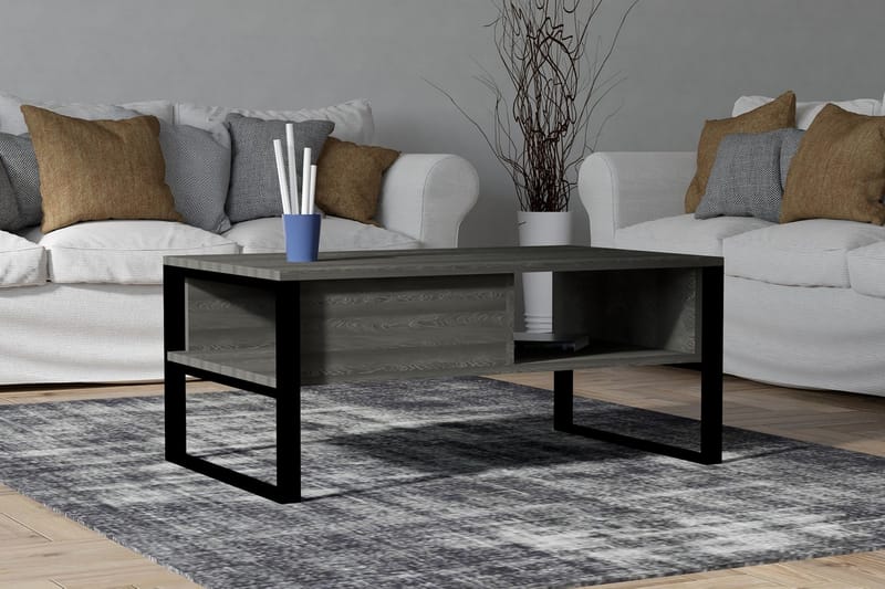 Oldwyk Sofabord 100 cm - Antracit - Møbler - Borde - Sofabord