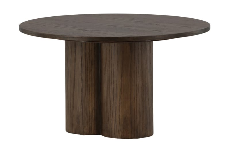 Olivero Sofabord 80 cm Rundt - Brun - Spisebord og køkkenbord