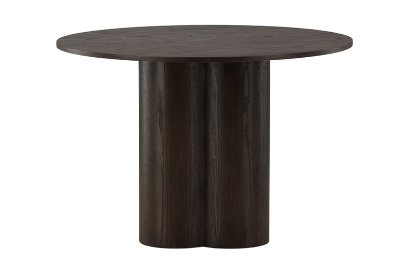 Olivero Spisebord 110 cm Rundt - Brun - Spisebord og køkkenbord