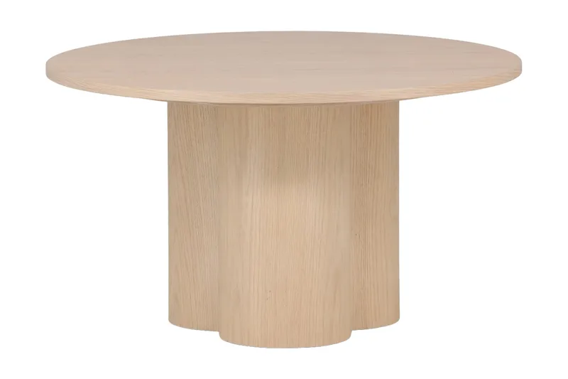 Olivia Sofabord 80 cm Rundt - Hvit - Møbler - Borde - Sofabord
