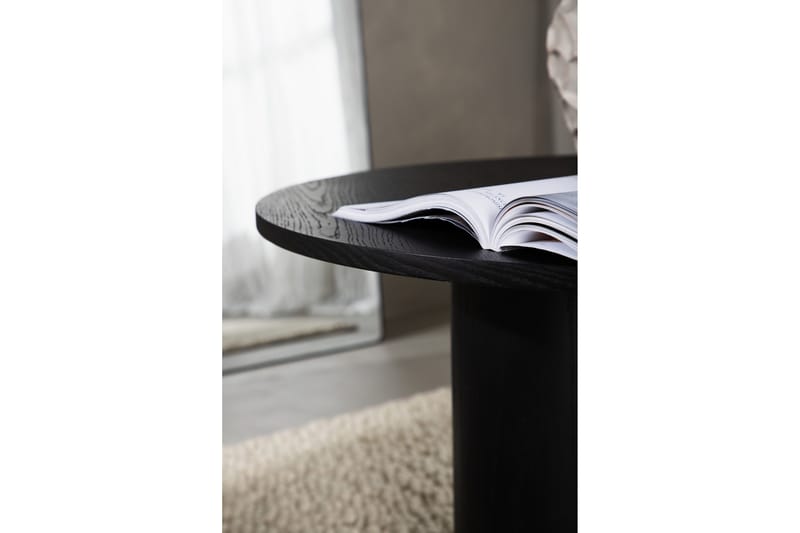 Olivia Sofabord 80 cm Rundt - Svart - Møbler - Borde - Sofabord