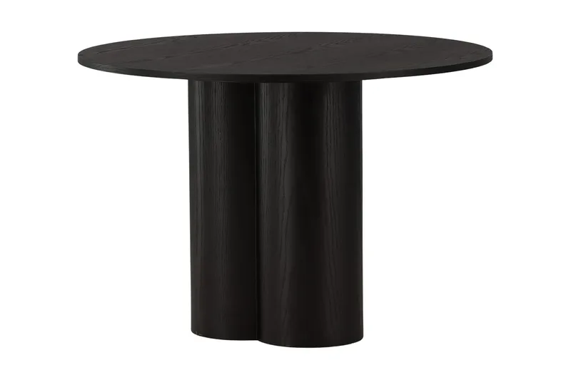 Olivia Spisebord 110 cm Rundt, Sort