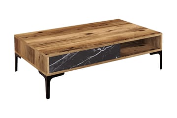 Opperin Sofabord 105x32,6x105 cm - Brun - Møbler - Borde - Sofabord