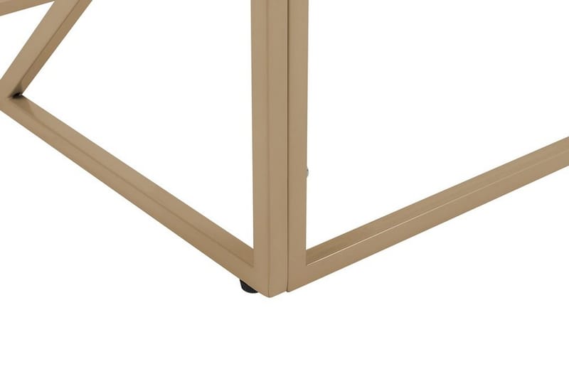 Orland Sofabord 100 cm - Glas/Guld - Møbler - Borde - Sofabord