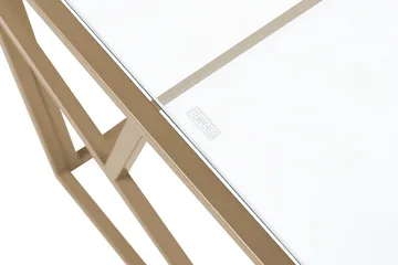 Orland Sofabord 100 cm - Glas/Guld - Møbler - Borde - Sofabord