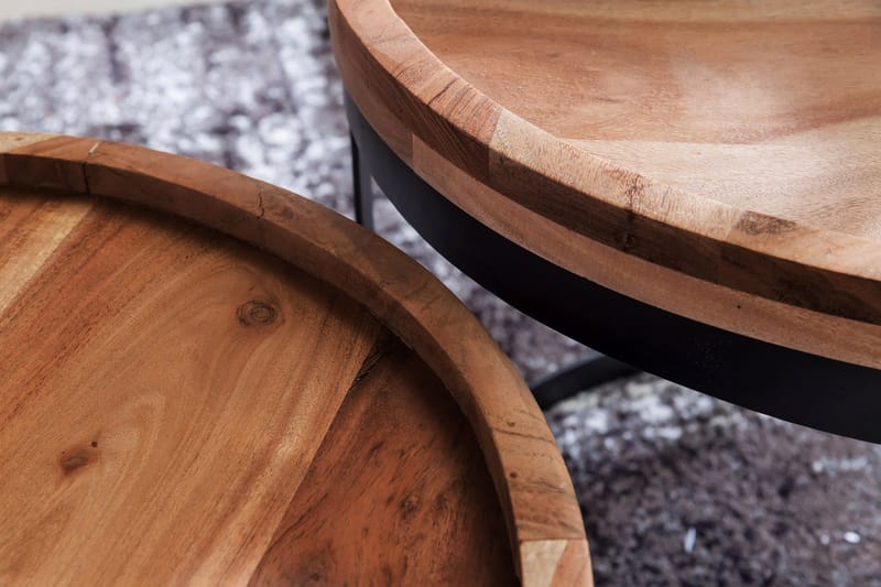 Orleman gyngebord 2-stk - Træ / natur - Møbler - Borde - Sofabord