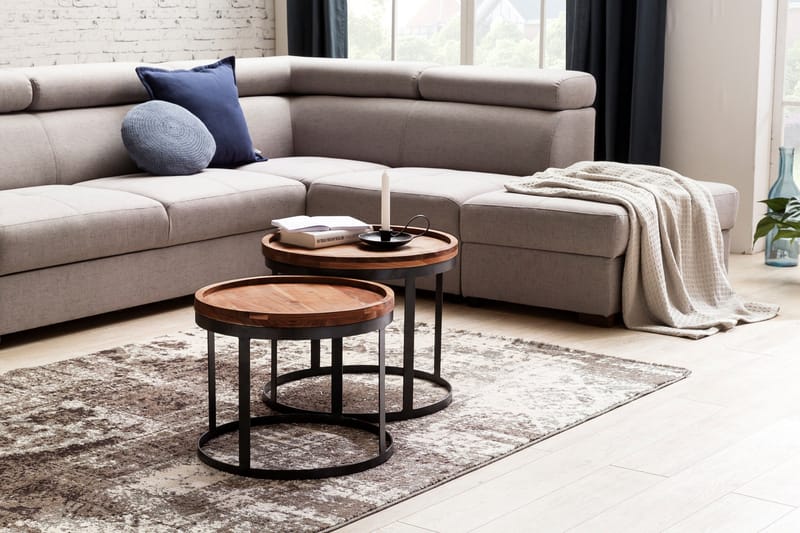 Orleman gyngebord 2-stk, Træ / natur