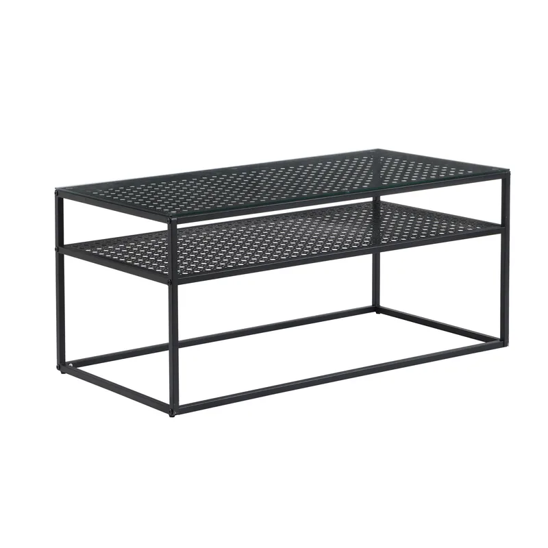 Orvanel sofabord 100 cm, Transparent og matsort