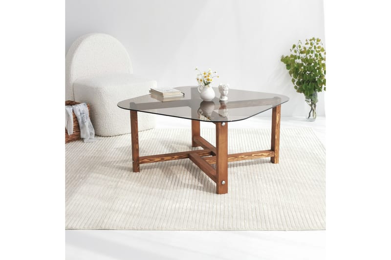 Ostwerwal Sofabord 80 cm Runt - Natur - Møbler - Borde - Sofabord