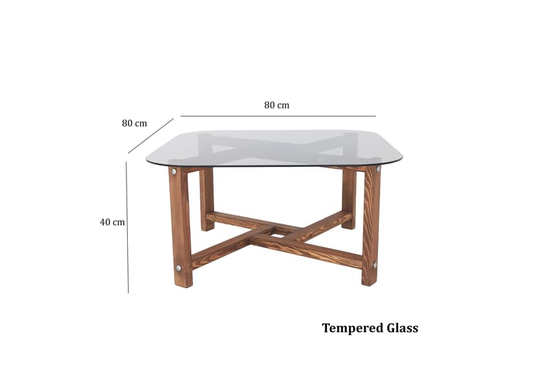 Ostwerwal Sofabord 80 cm Runt - Natur - Møbler - Borde - Sofabord