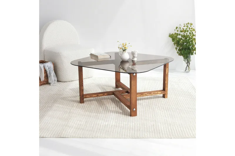 Ostwerwal Sofabord 80 cm Runt - Natur - Møbler - Borde - Sofabord