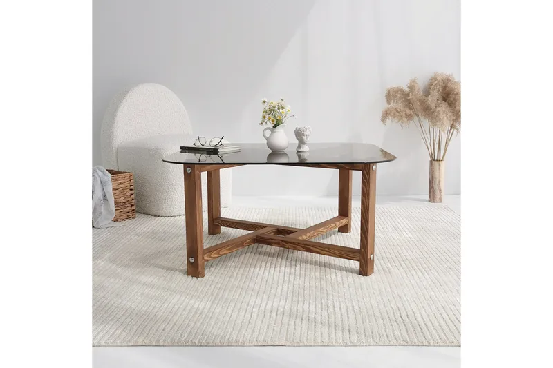 Ostwerwal Sofabord 80 cm Runt - Natur - Møbler - Borde - Sofabord