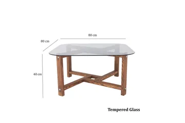 Ostwerwal Sofabord 80 cm Runt - Natur - Møbler - Borde - Sofabord