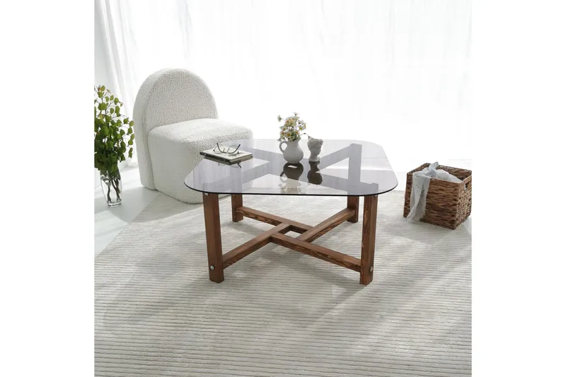 Ostwerwal Sofabord 80 cm Runt - Natur - Møbler - Borde - Sofabord