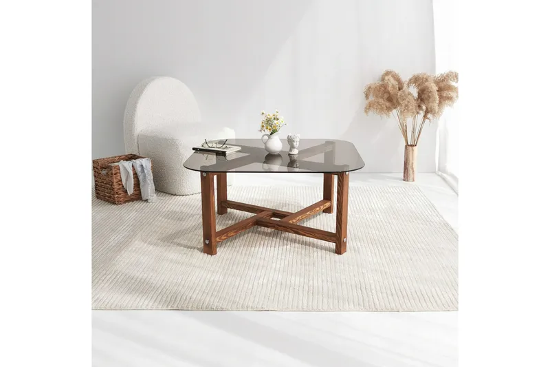 Ostwerwal Sofabord 80 cm Runt - Natur - Møbler - Borde - Sofabord