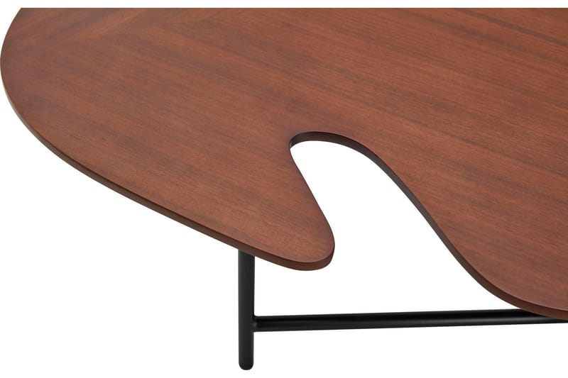 Otteskruv Indskudsbord 120 cm - Mørkebrun/Sort - Møbler - Borde - Sofabord