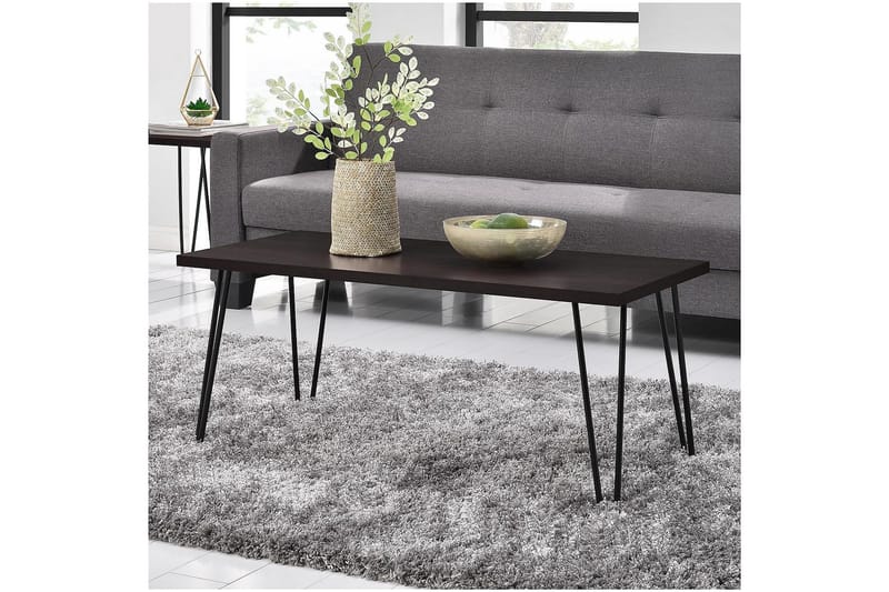 Owen Sofabord 107 cm Espresso/Sort - Dorel Home - Møbler - Borde - Sofabord