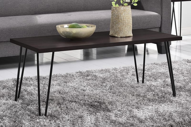 Owen Sofabord 107 cm Espresso/Sort - Dorel Home - Møbler - Borde - Sofabord